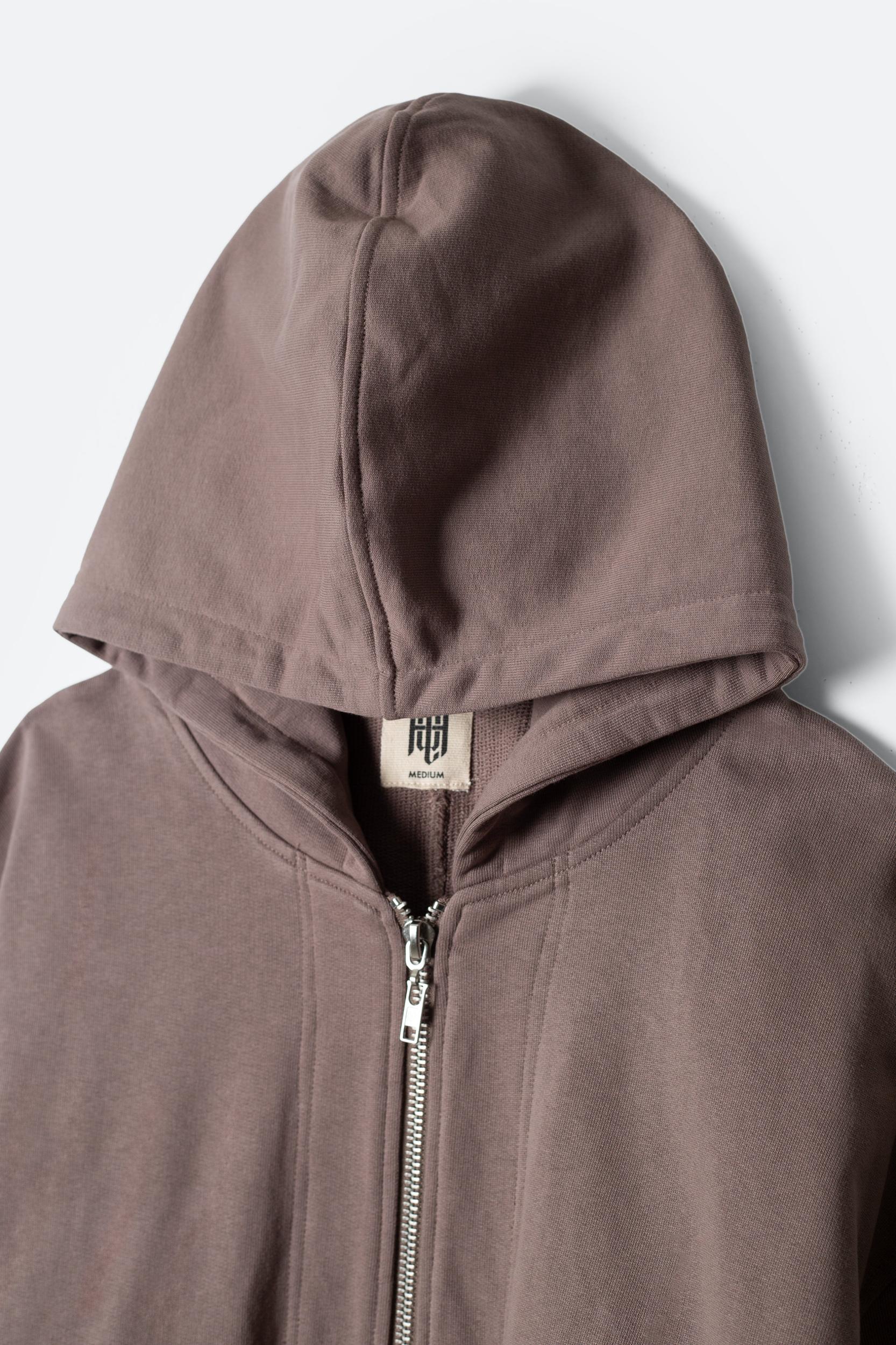 The Perfect Zip Up Hoodie - Grace Gray Product Image