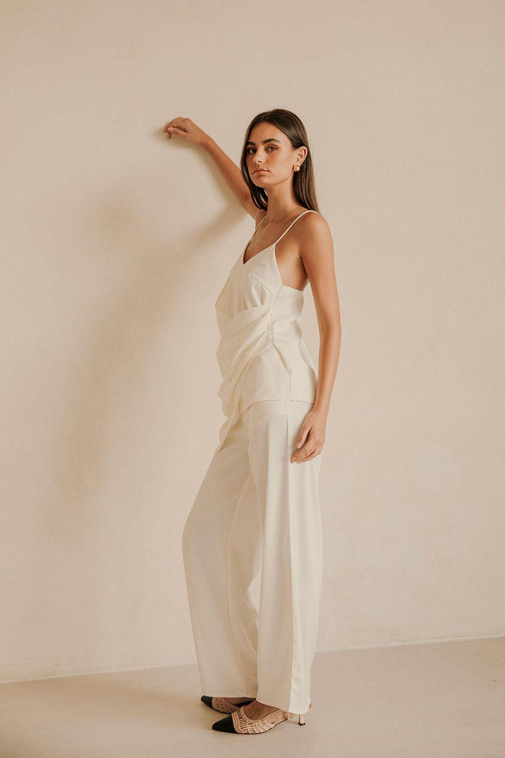 Zarah Pants - Ivory Product Image