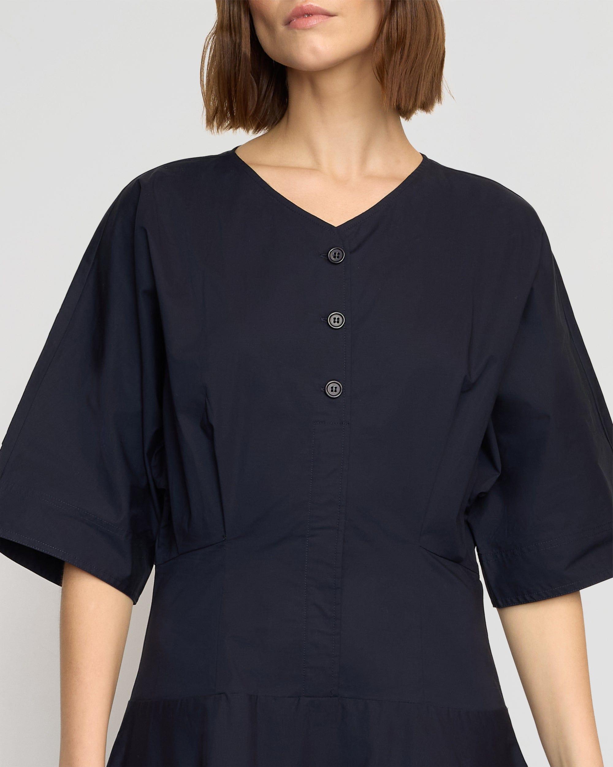 Kiko Kimono-Sleeve Cotton Dress Product Image