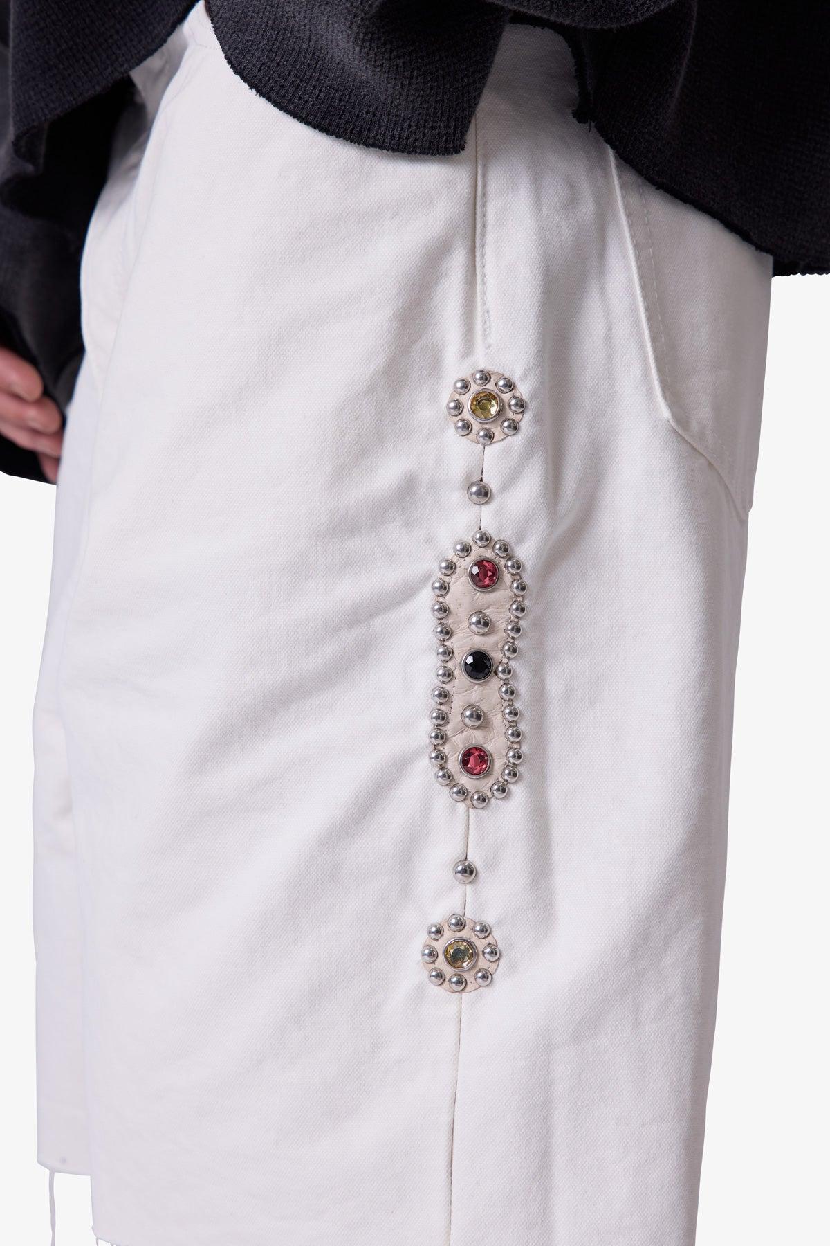 Mojave Canvas Shorts - Off White Product Image