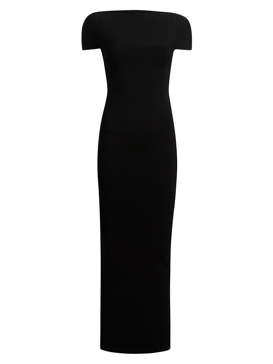 Womens Basile Compact-Knit Column Dress Product Image