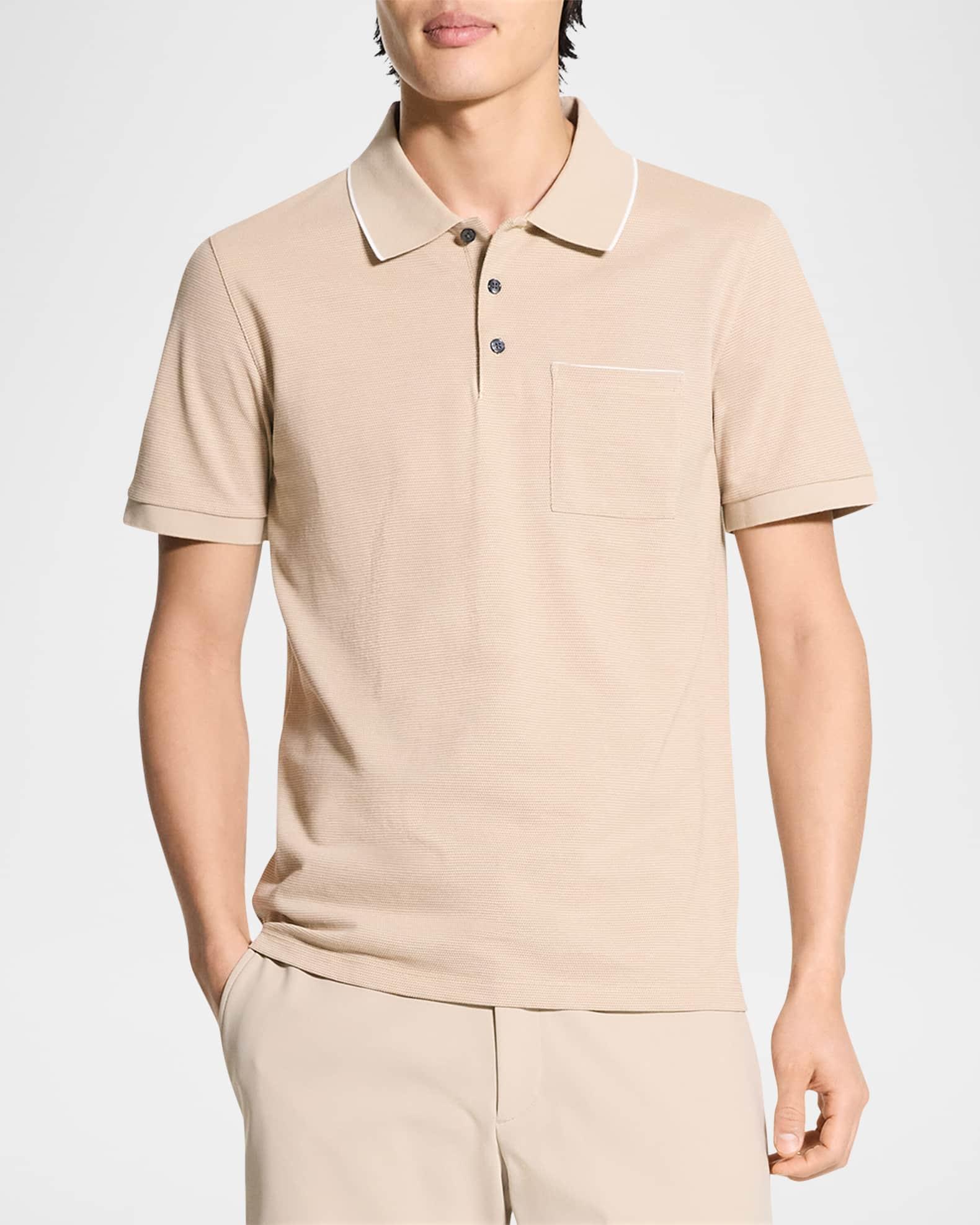 Mens Birdseye Pique Polo Shirt Product Image