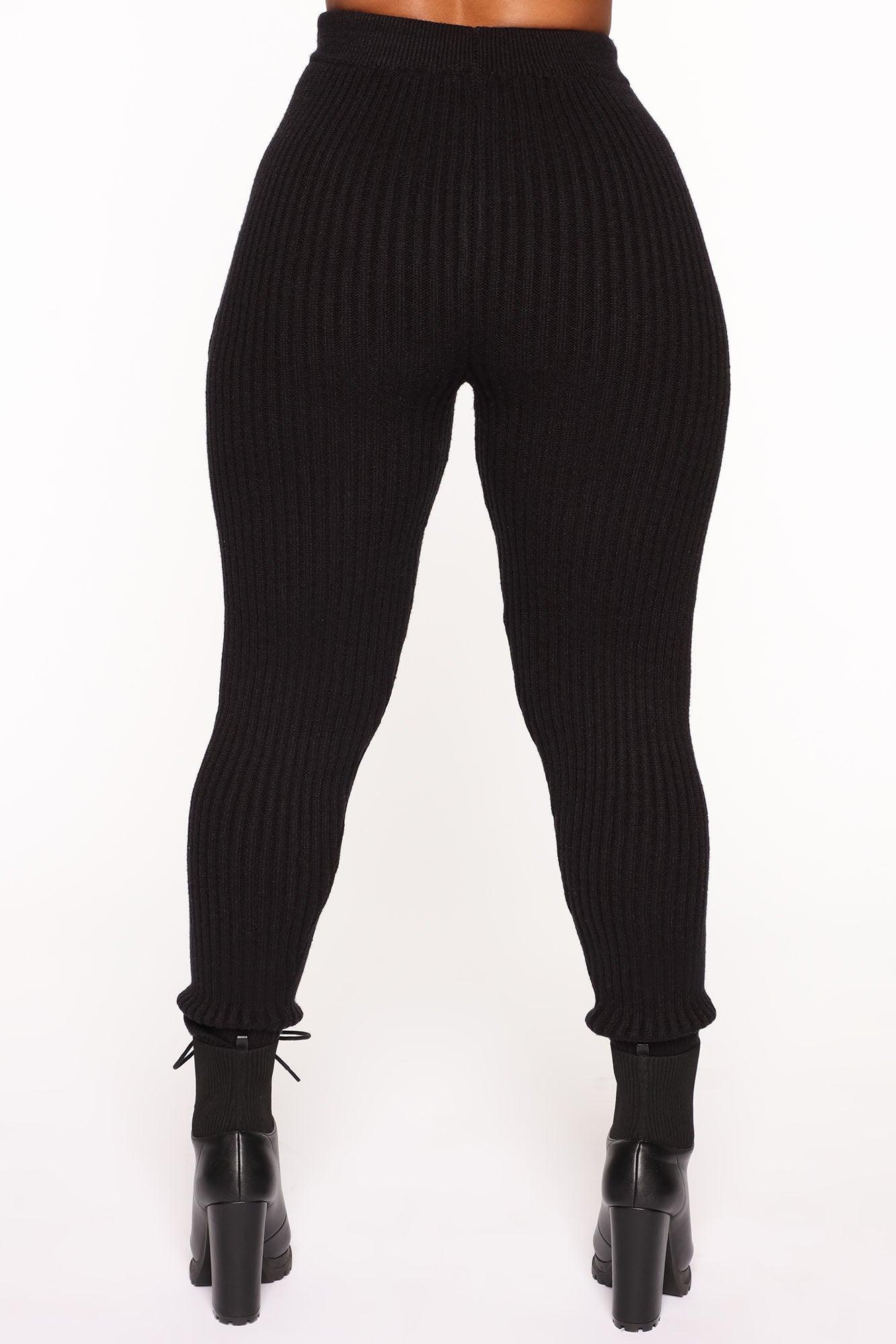 Cozy Nights Pant Set - Black Female Product Image