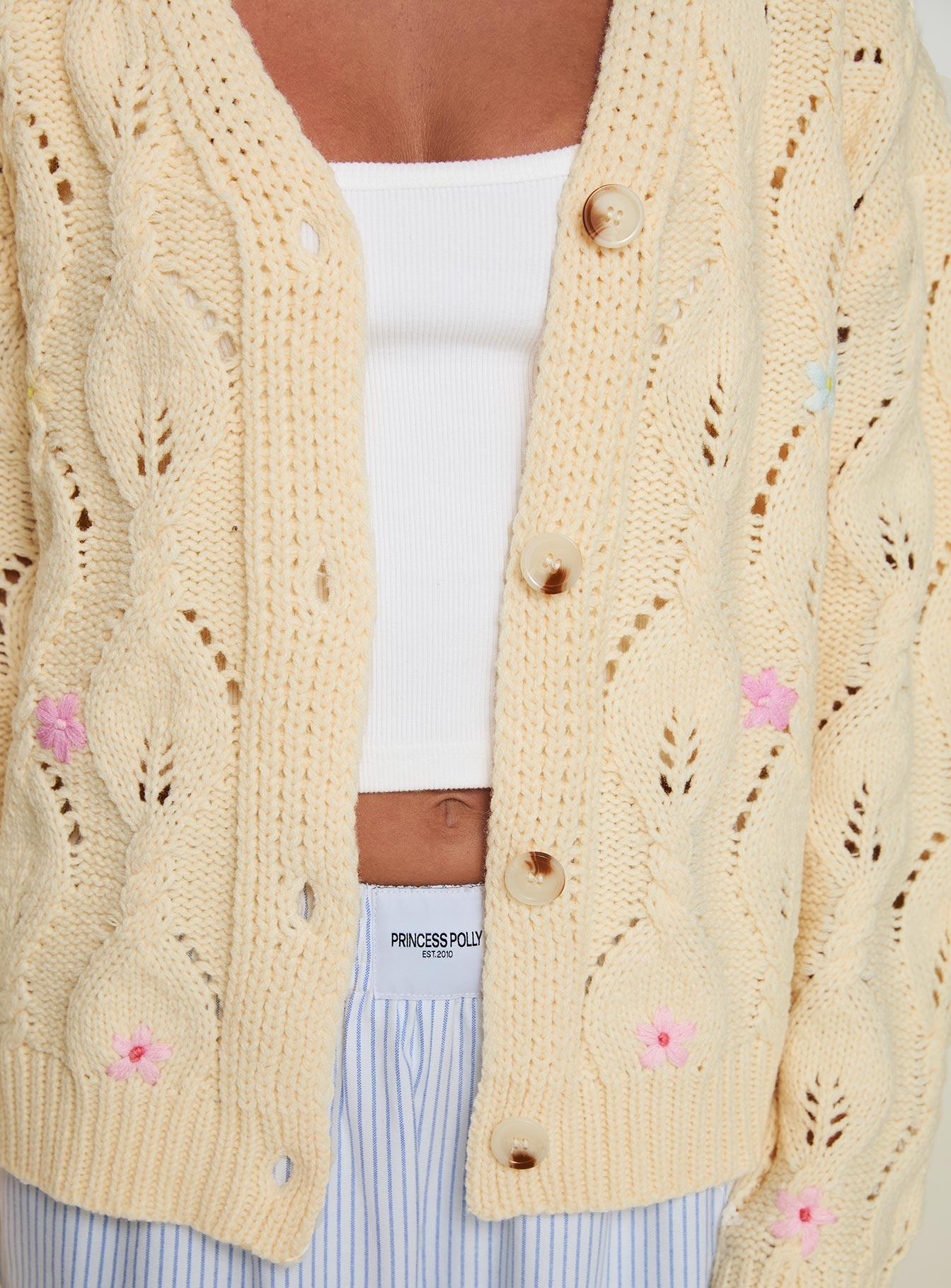 Daffodil Cardigan Cream Product Image