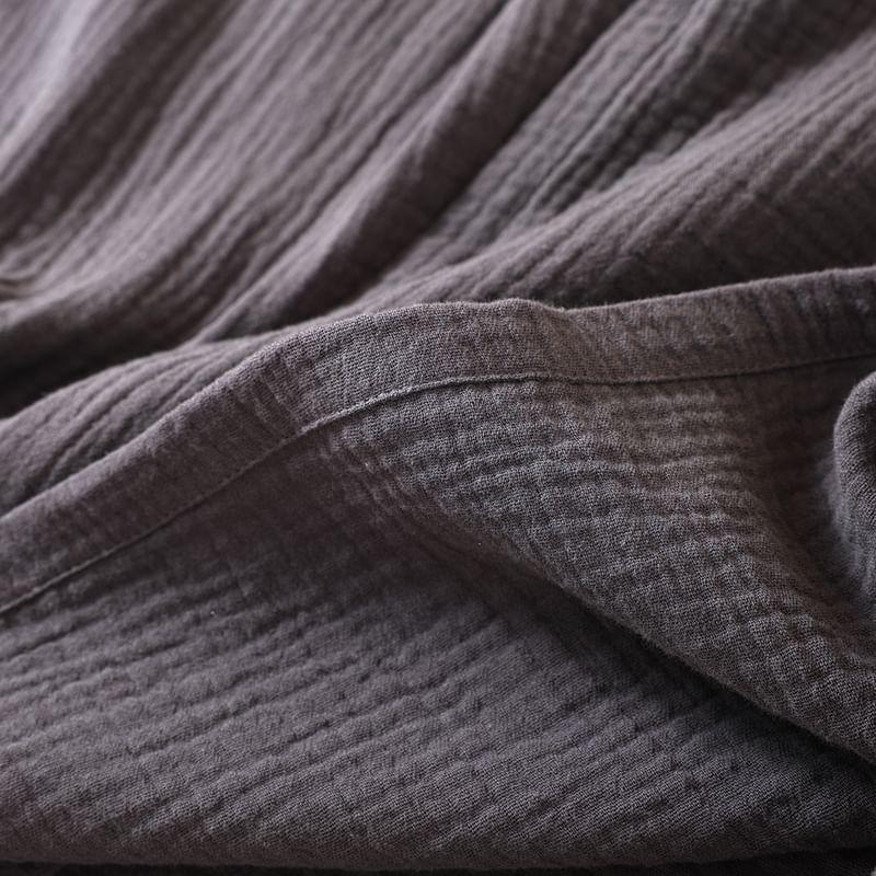 Couple Matching V-Neck Plain Sashed Kimono Robe (Various Designs) Product Image