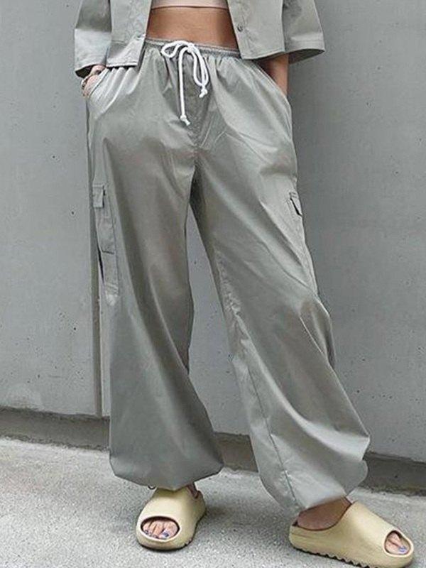 Vintage Oversized Parachute Cargo Pants Product Image