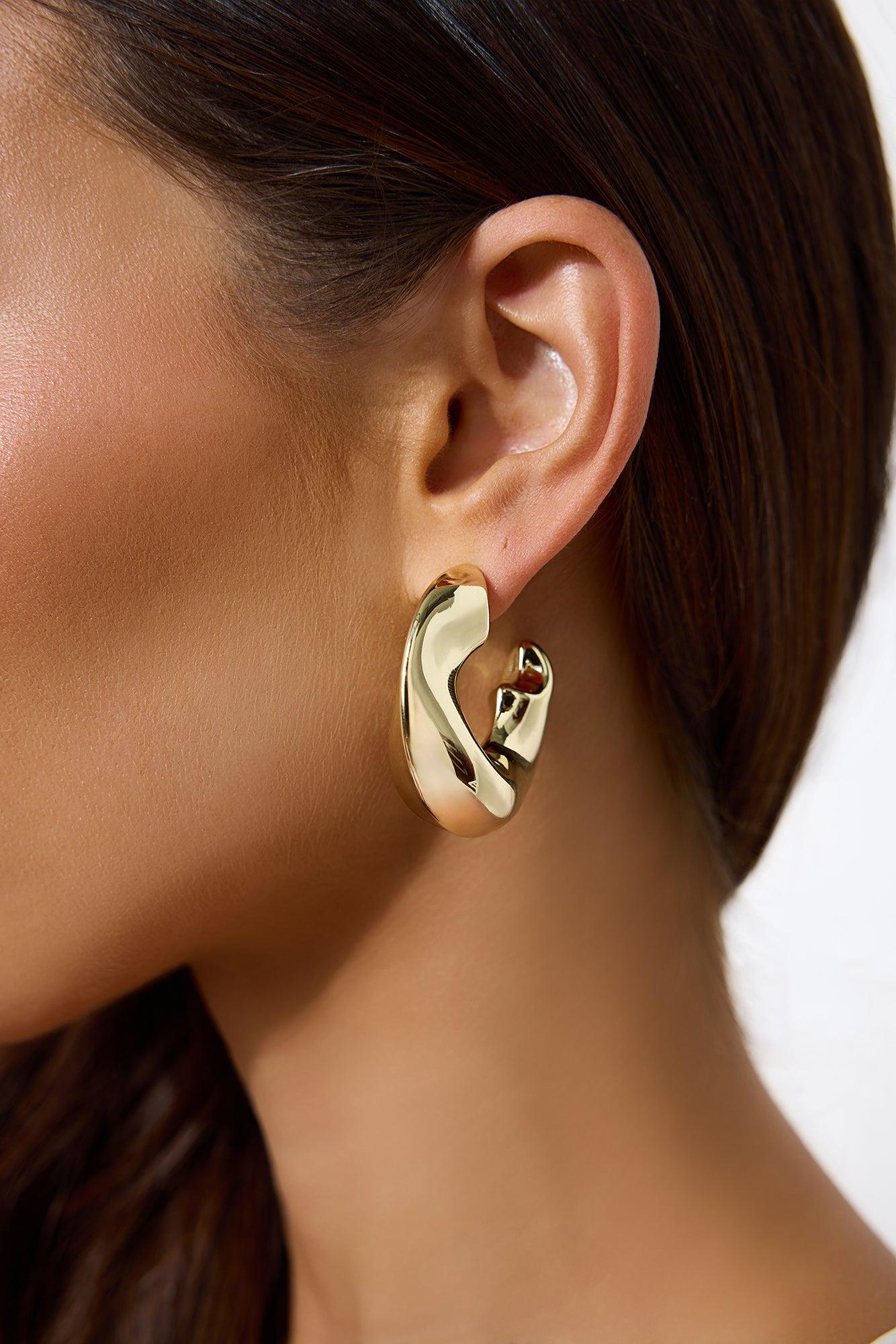Queen Energy Earrings Gold Product Image