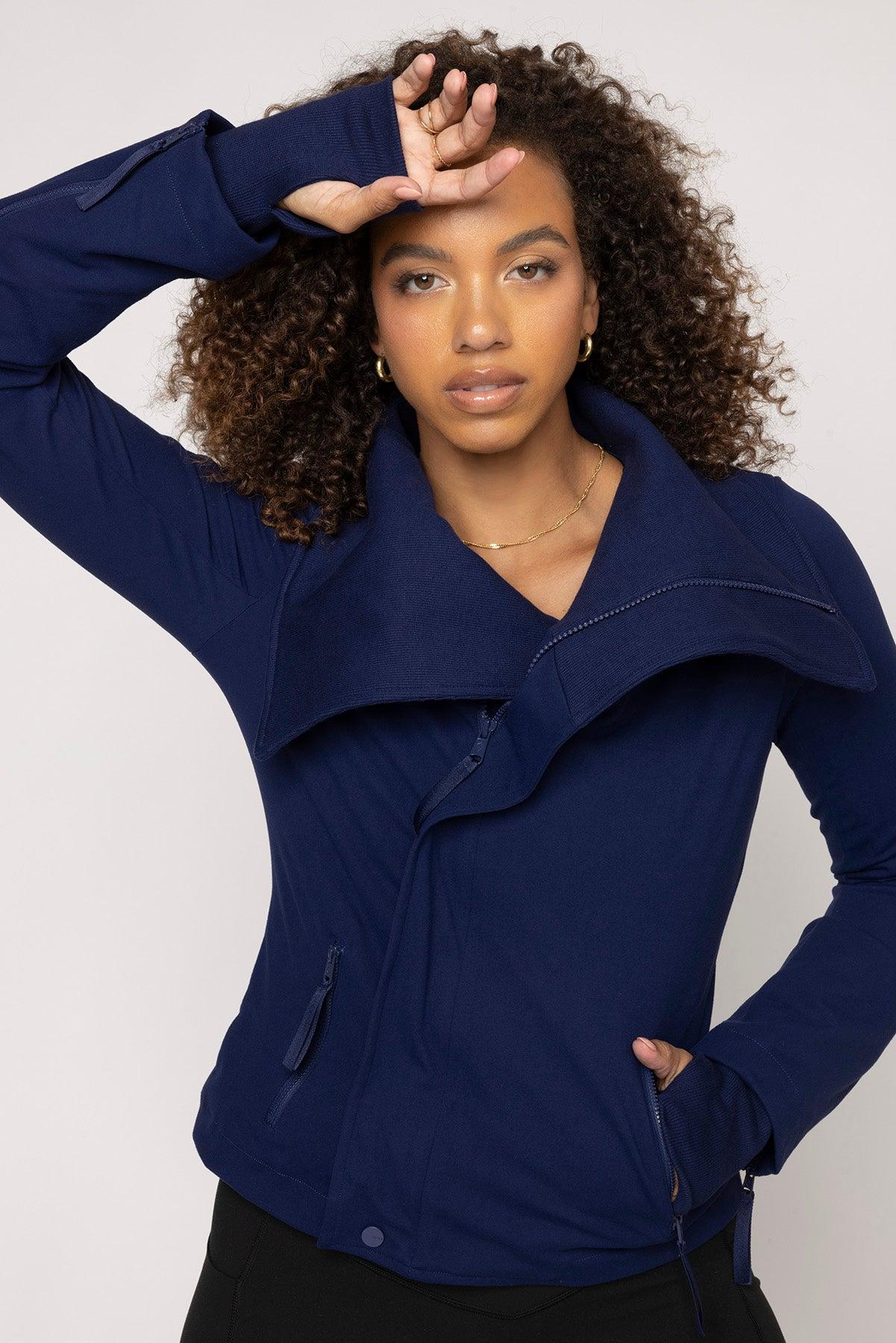 Heart Racer Moto Jacket - True Blue Product Image