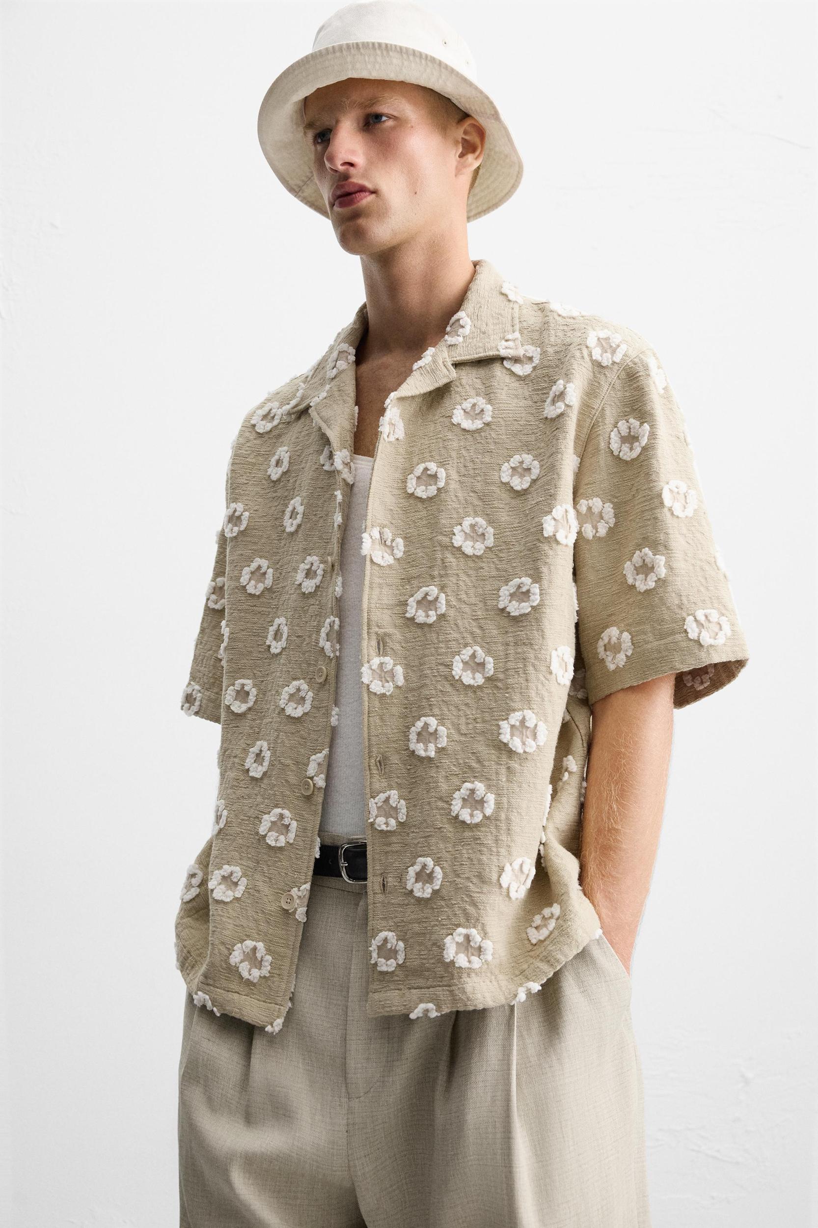 TEXTURED JACQUARD SHIRT Product Image