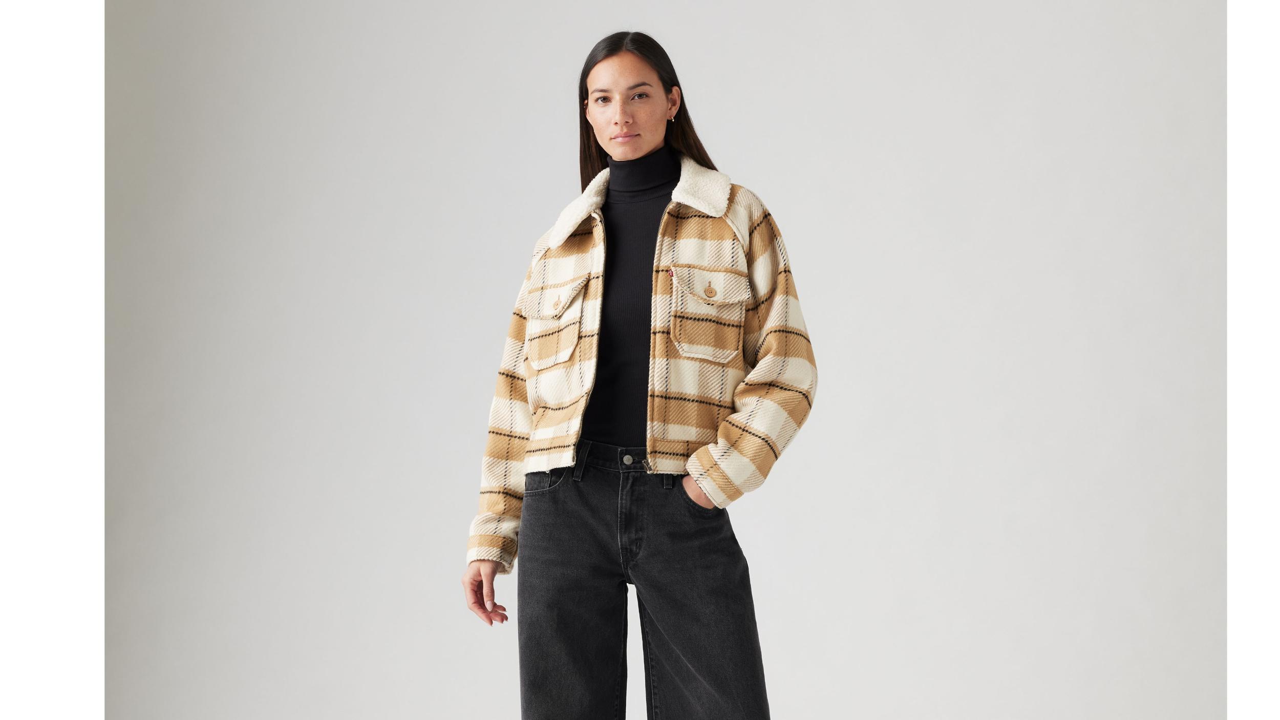 Shrunken '90s Flannel Jacket Product Image