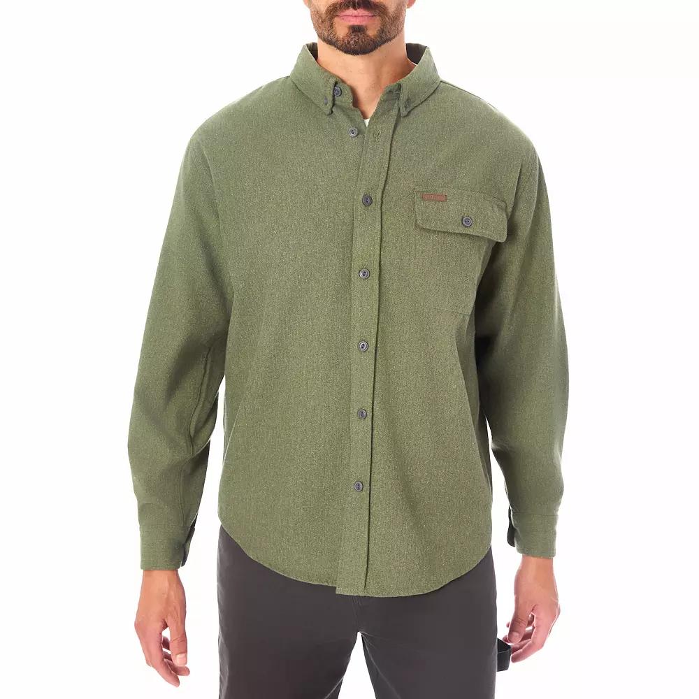 Men's Smith's Workwear Extra Heavyweight Chamois Flannel Shirt,  Product Image