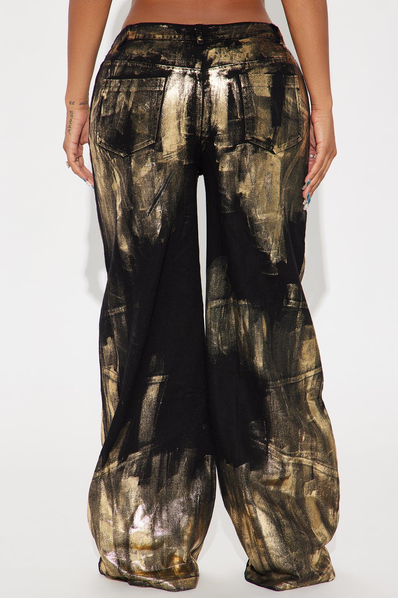 Midas Touch Wide Leg Pant - Black Product Image