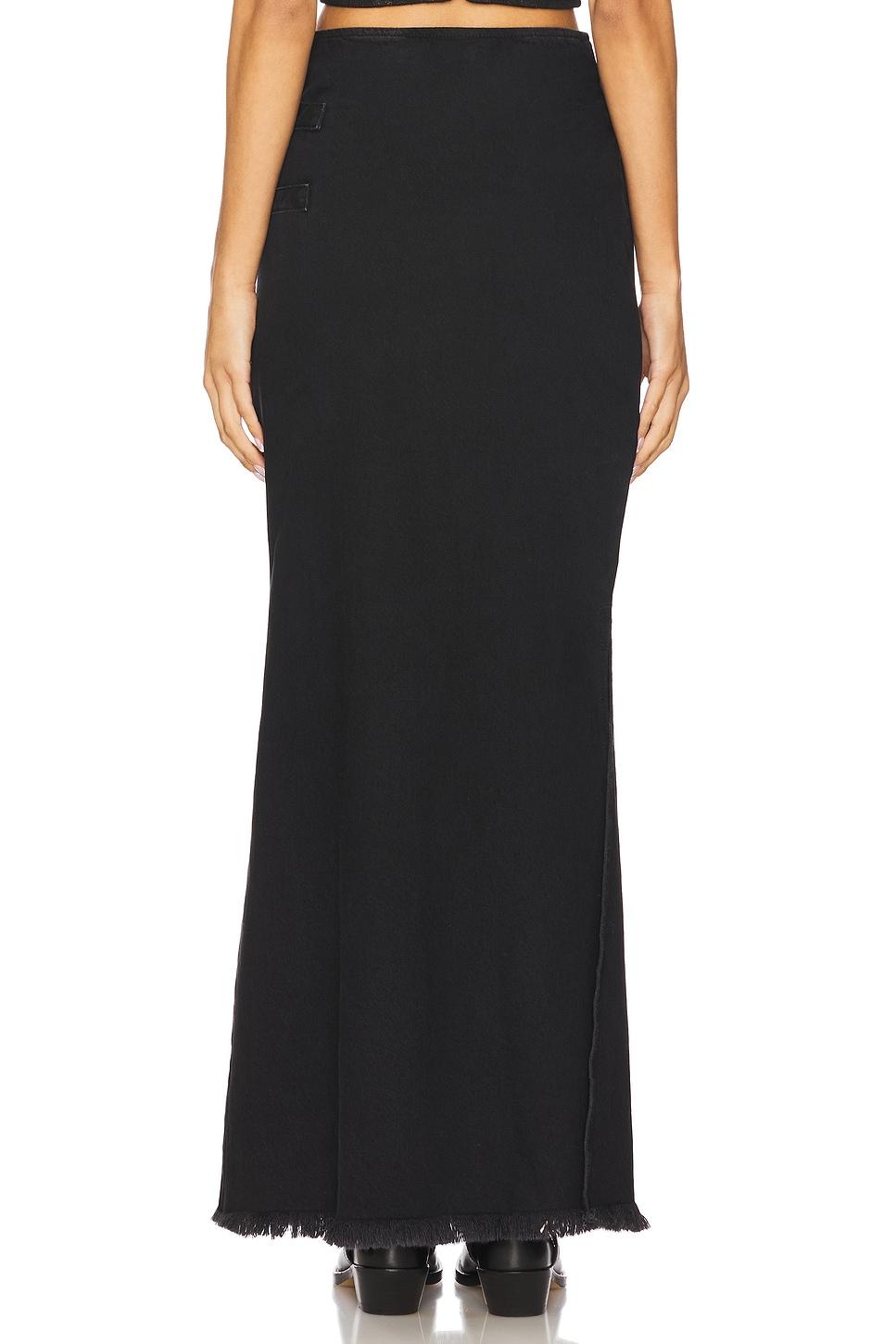 Western Maxi Skirt Understated Leather Product Image