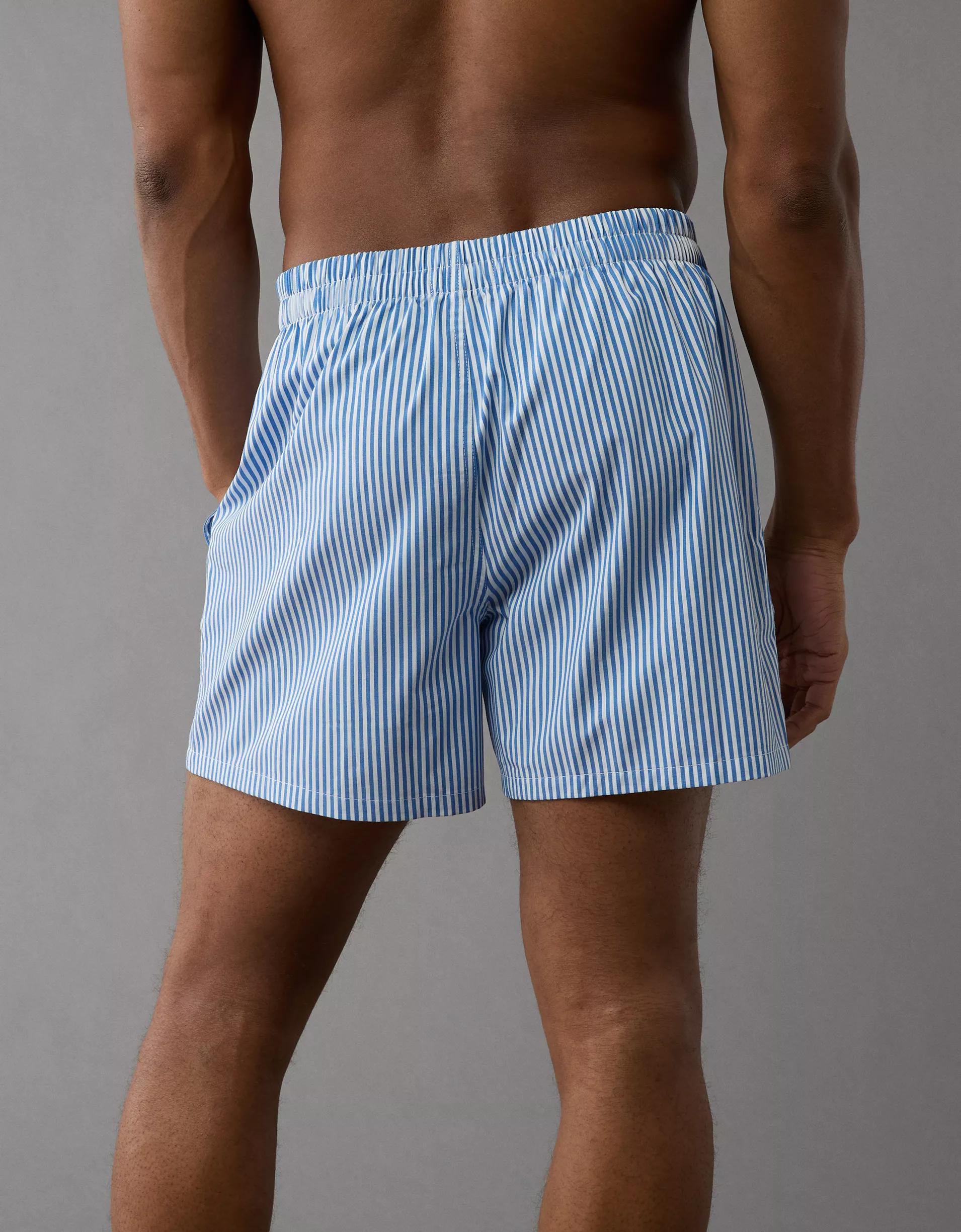 AEO Men's Striped Poplin Pocket Boxer Short Product Image