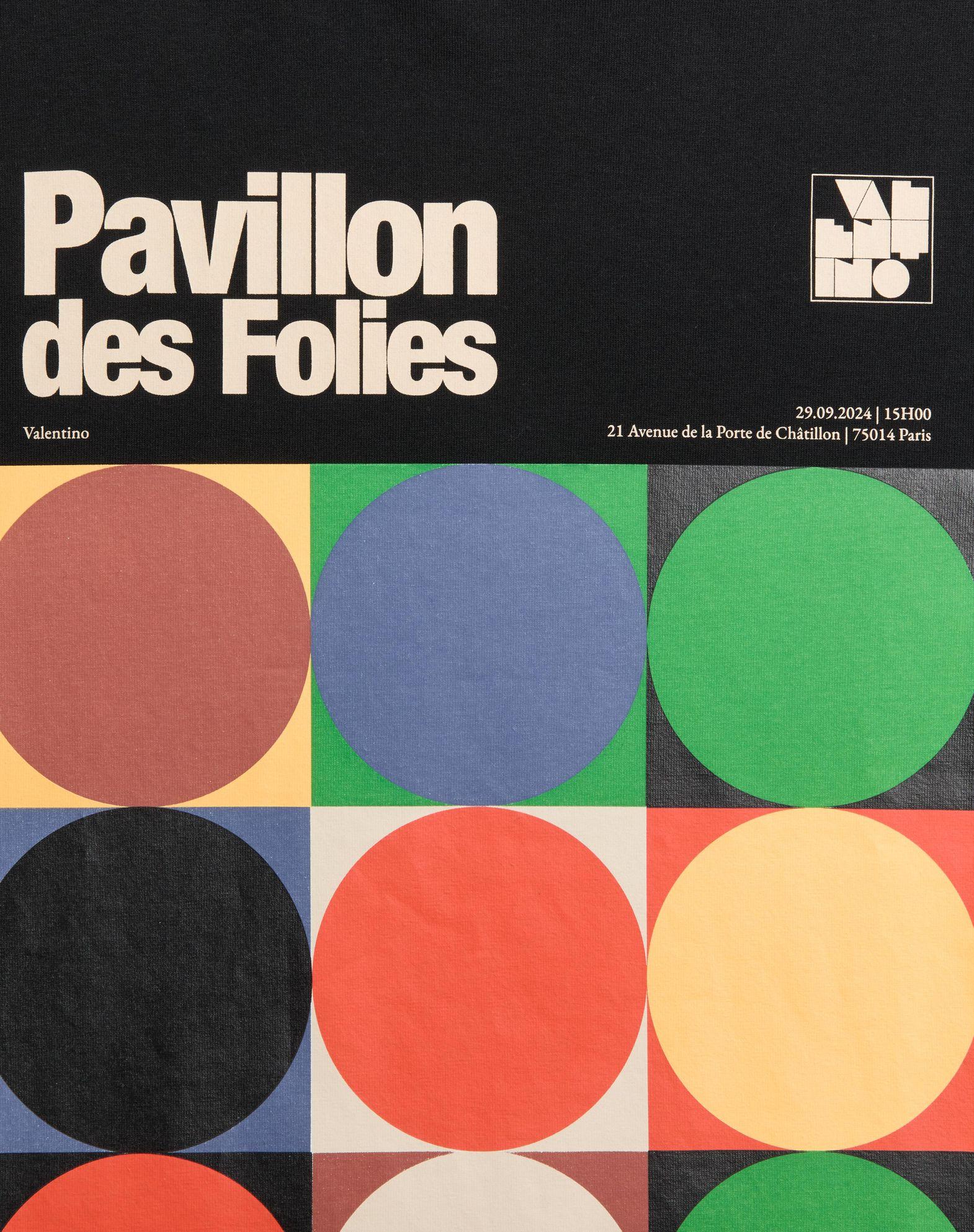 Cotton T-Shirt With Pavillon Des Folies Print Product Image