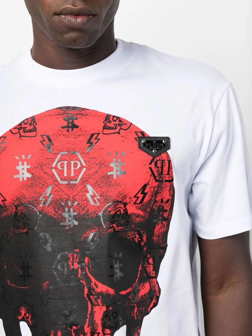 skull-print short-sleeve T-shirt  Product Image