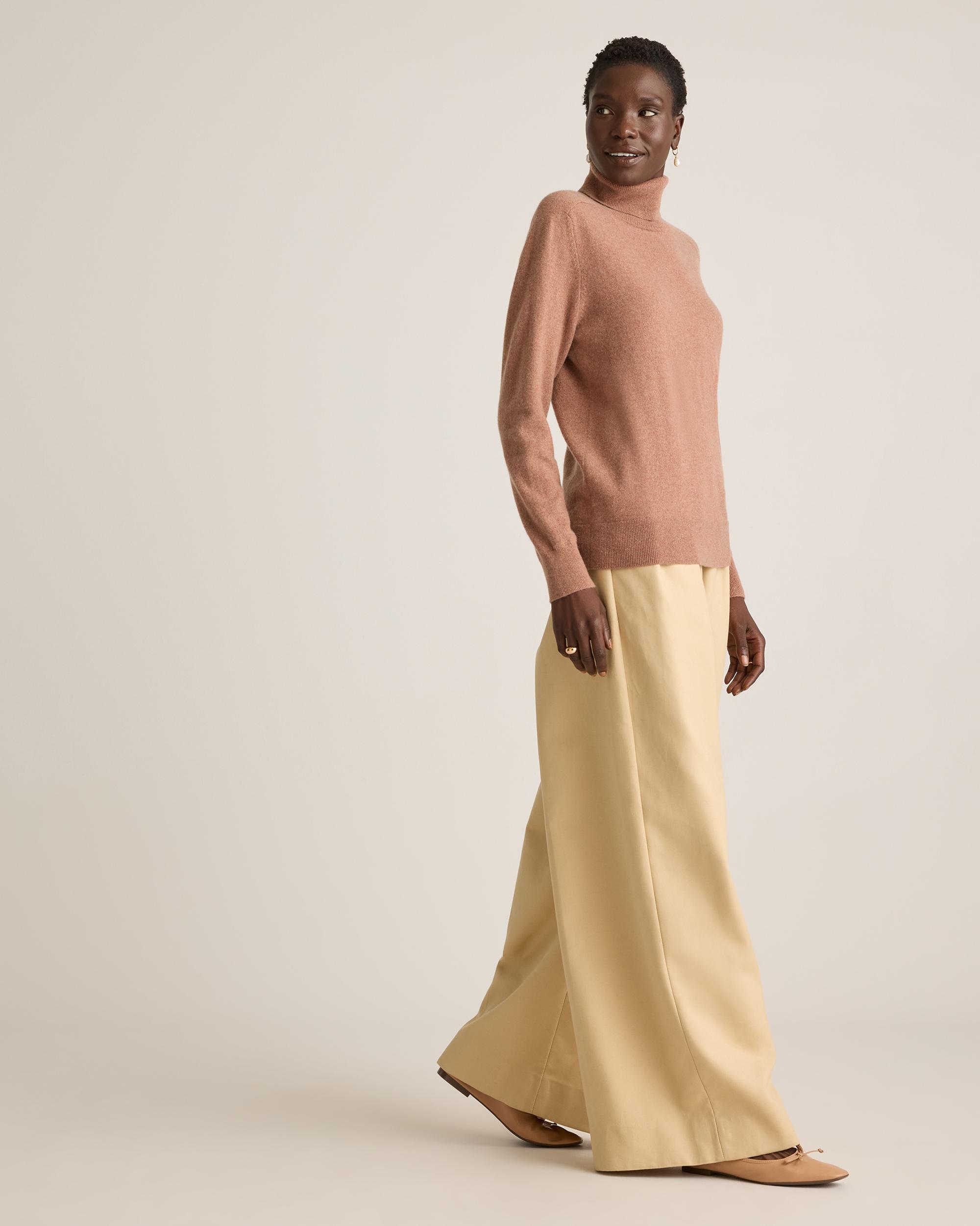 Quince | Women's Mongolian Cashmere Turtleneck Sweater Product Image