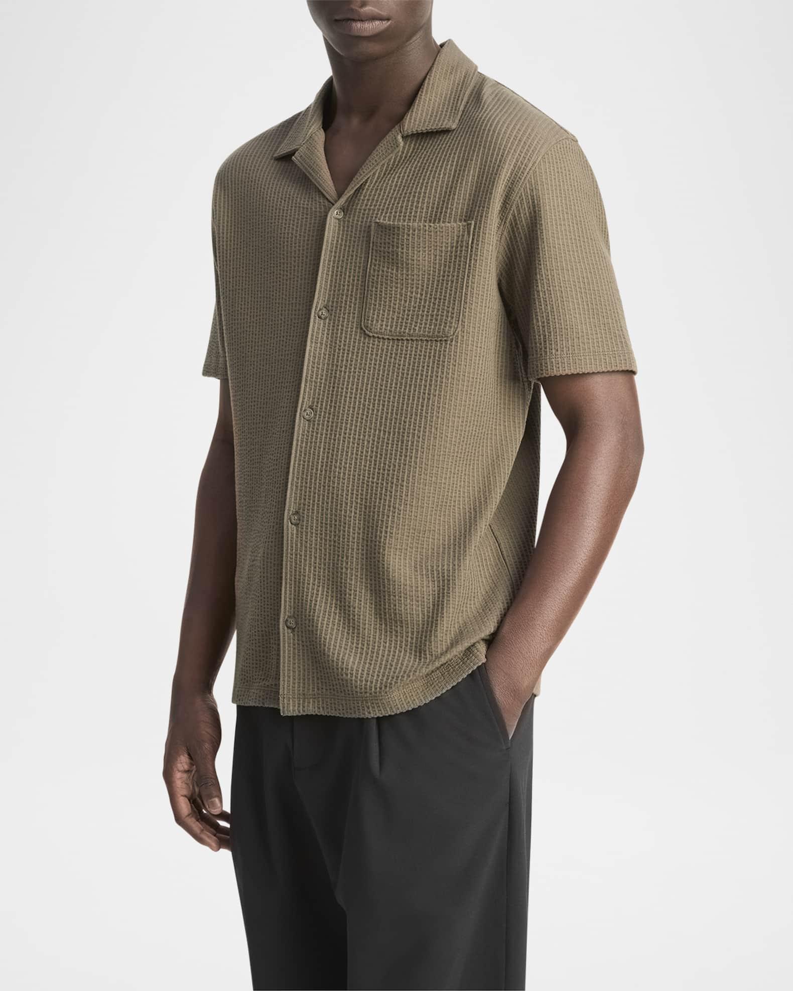 Men's Seersucker Camp Shirt Product Image