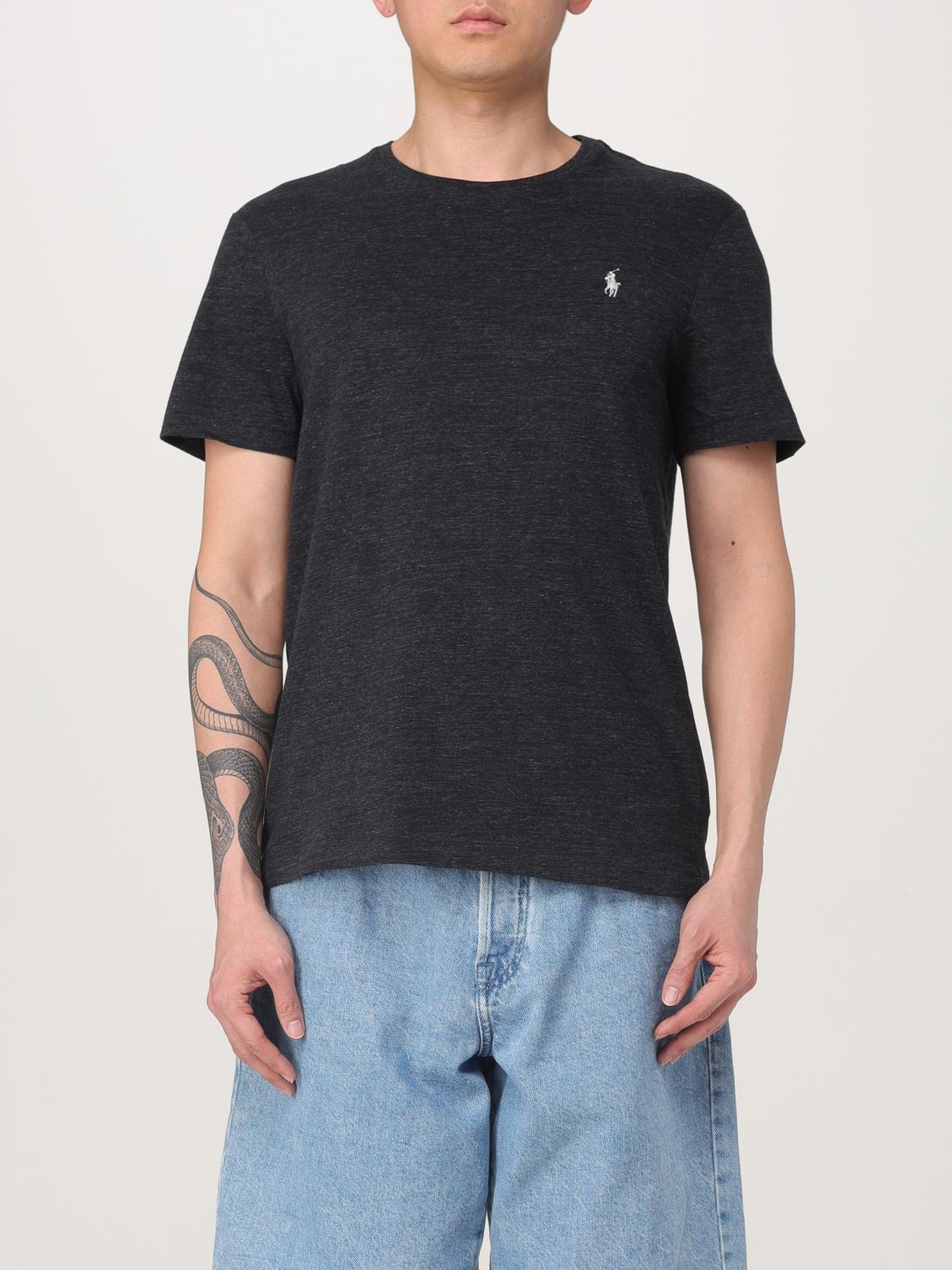 POLO RALPH LAUREN Classic Fit Soft Cotton Crewneck T-shirt In Polo Black Product Image