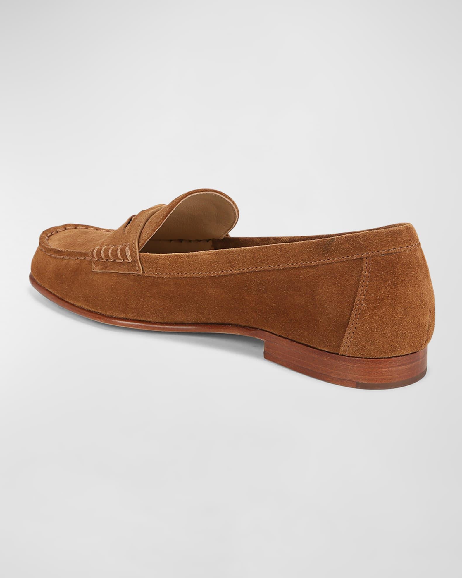 Suede Coin Penny Loafers Product Image
