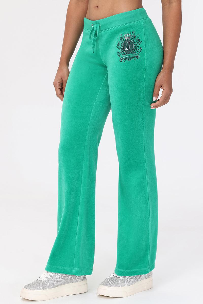 Heritage Graphic Cotton Velour Track Pants Product Image