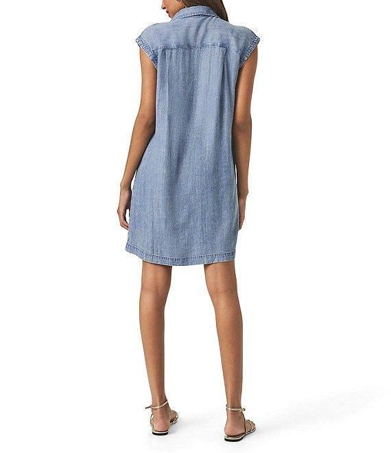 Splendid Wren Notch Collar Cap Sleeve A-Line Mini Dress Product Image