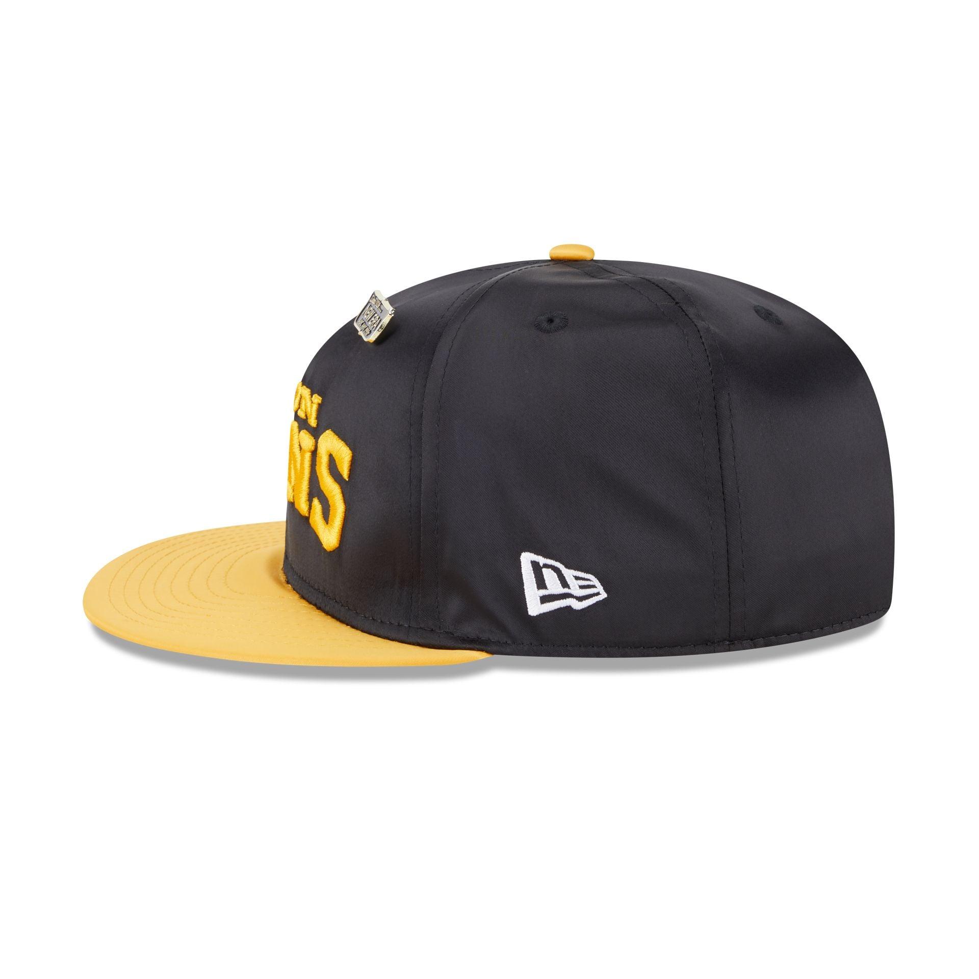 Boston Bruins Spring Satin 59FIFTY Fitted Hat Male Product Image