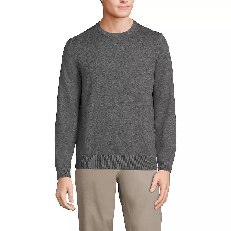 Big & Tall Lands' End Fine Gauge Crewneck Sweater, Men's,  Product Image