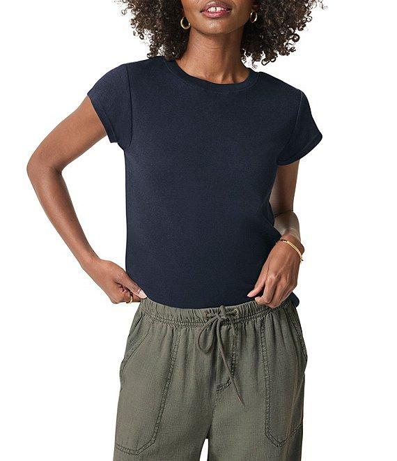 Splendid Faye Crew Neck Short Sleeve Tee Product Image