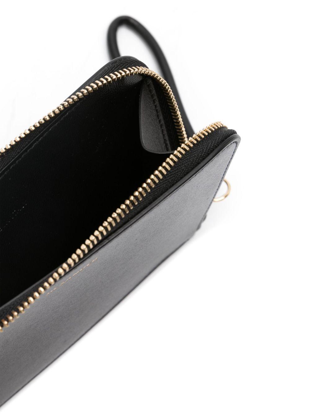 logo-lettering leather wallet Product Image