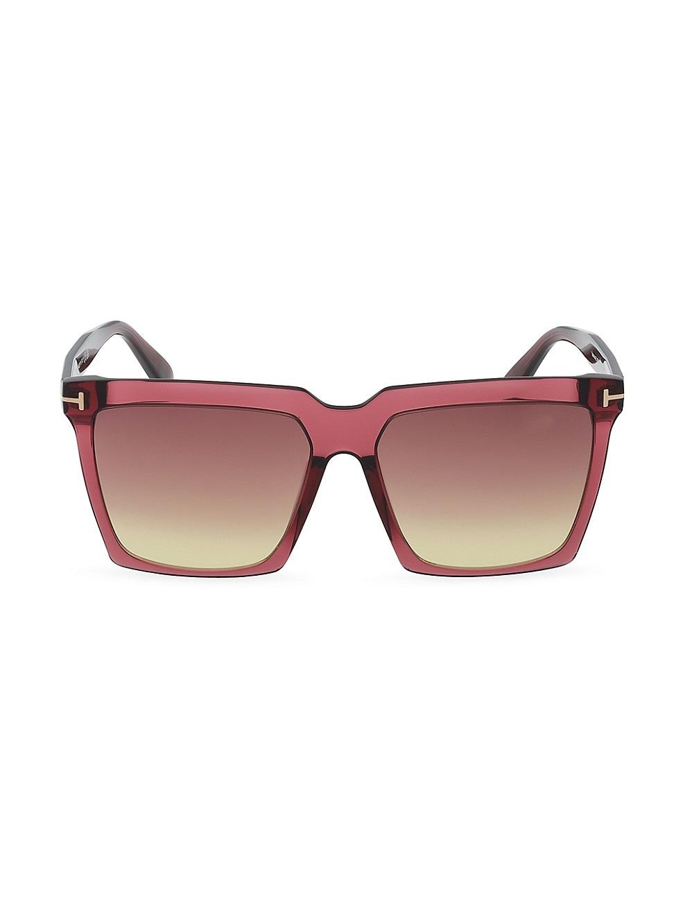 Womens Sabrina 58MM Square Sunglasses Product Image