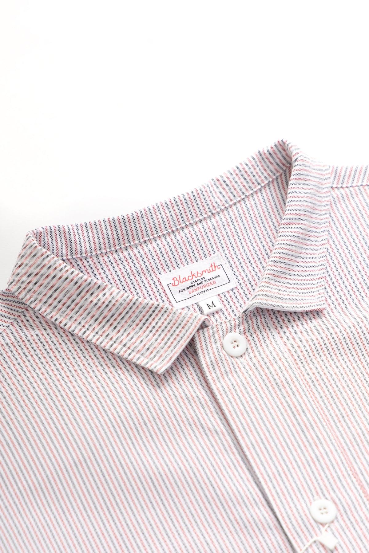 Blacksmith - 'Boxford' Utility Shirt - Multi Stripe Product Image