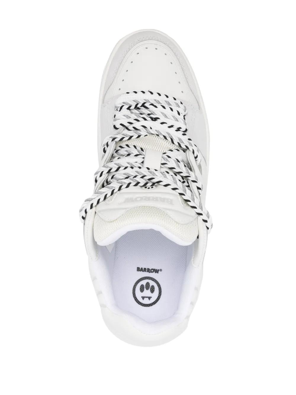 Ollie panelled leather sneakers Product Image