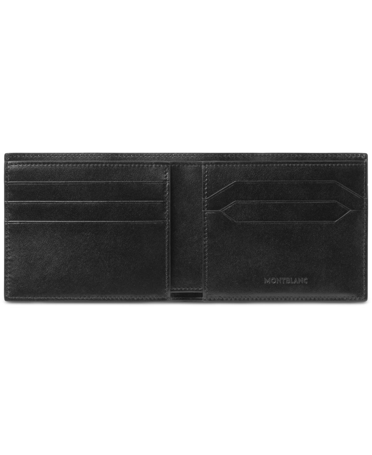 MONTBLANC Meisterstuck 6cc Leather Wallet In Black Product Image