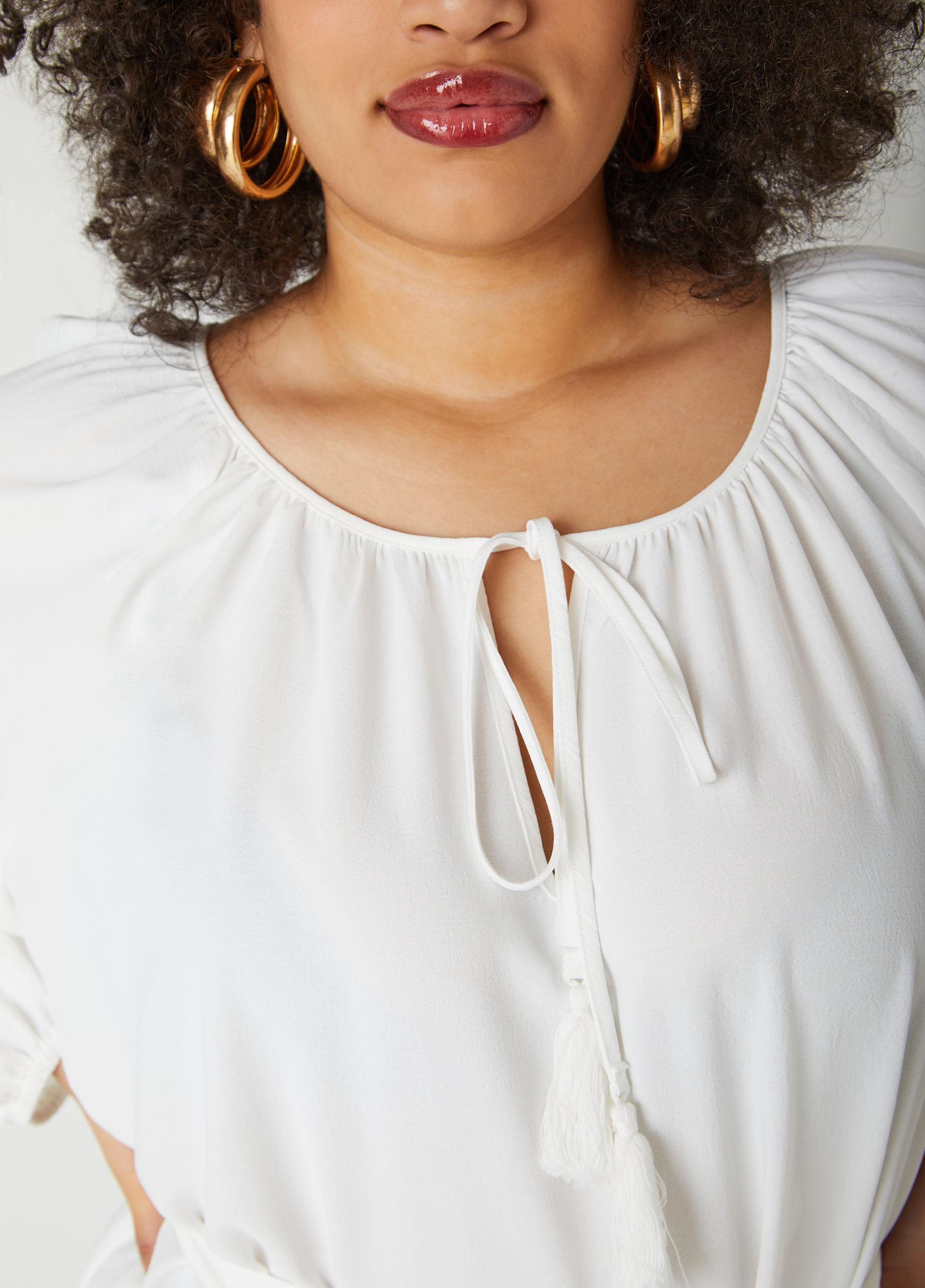 Floral Tie Neck Maxi Dress Product Image