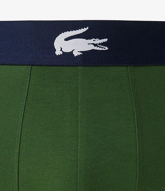 Lacoste Big Croc 5#double; Inseam Boxer Briefs 3-Pack Product Image