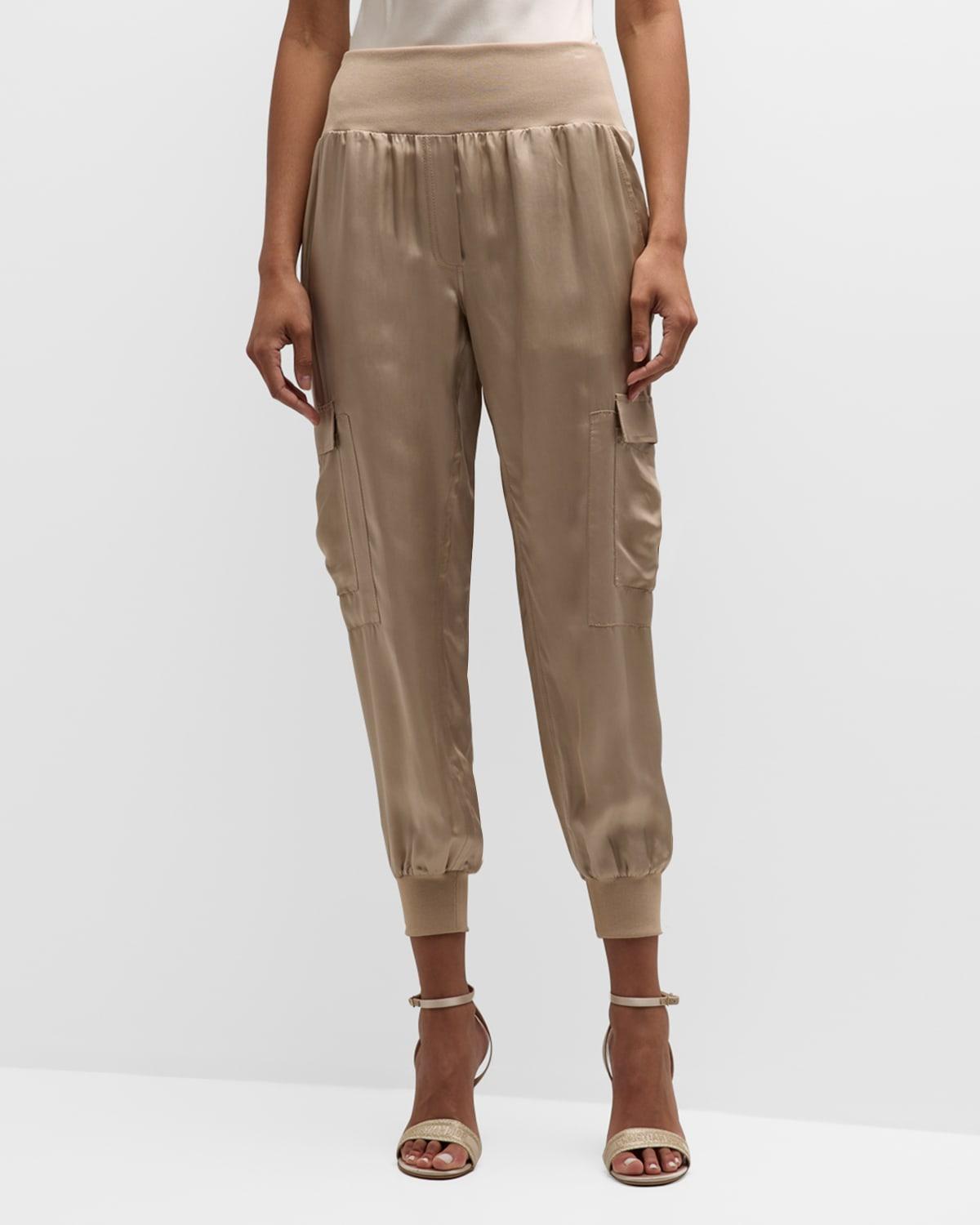 Womens Giles Twill Cargo Joggers Product Image