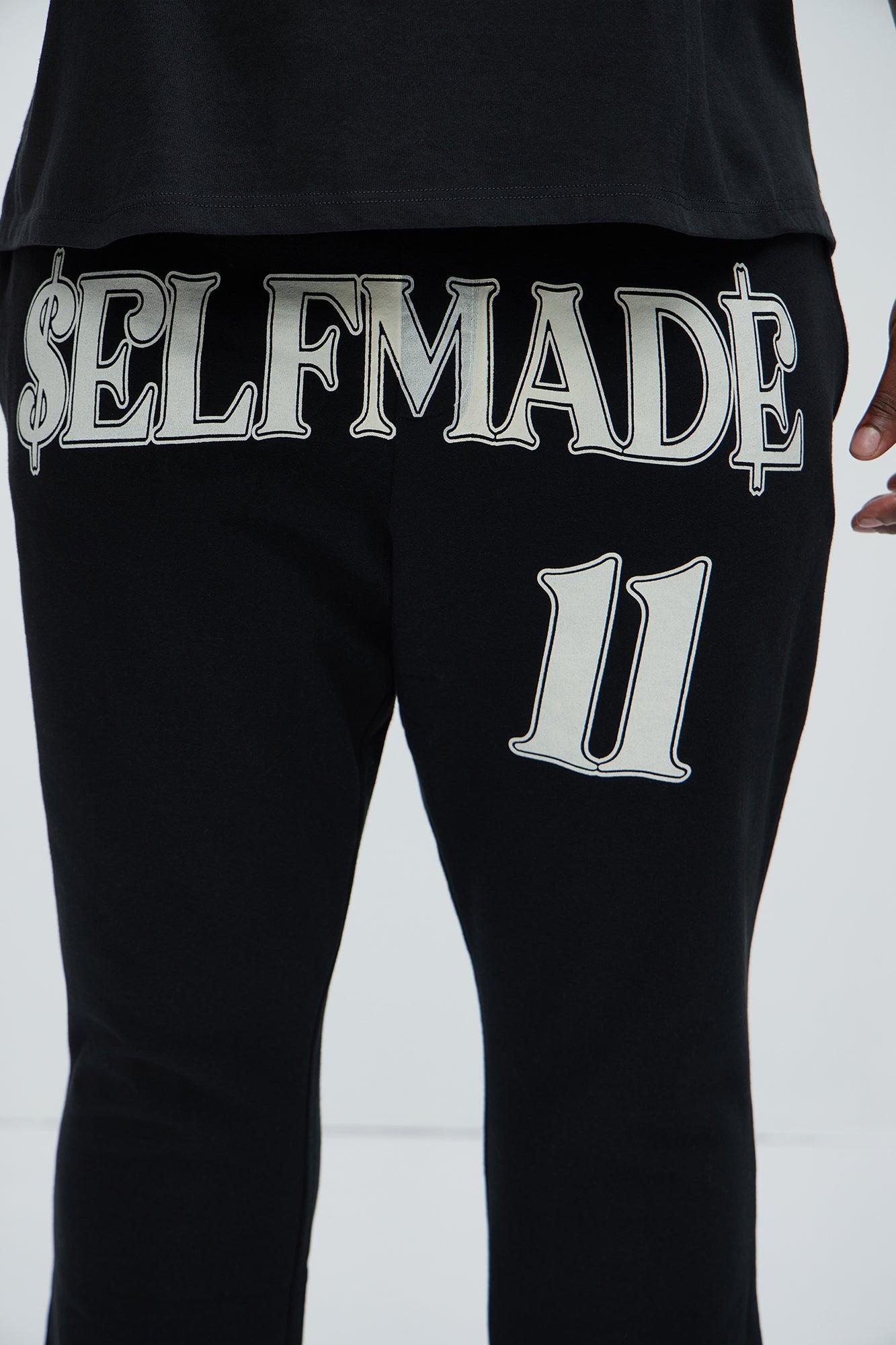 Tyson Self Made Skinny Flare Sweatpants - Black Product Image