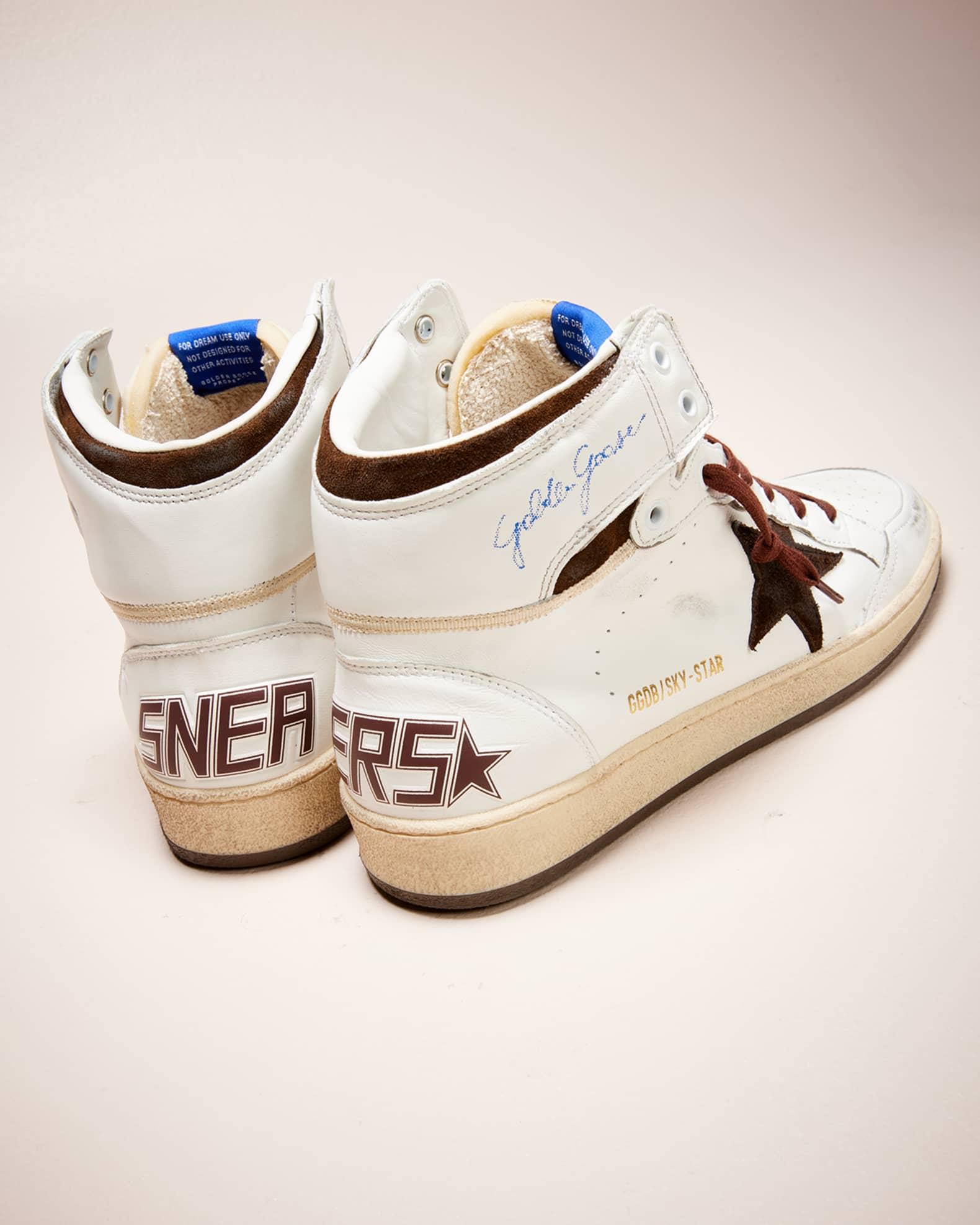 Men's Sky-Star Leather High-Top Sneakers Product Image