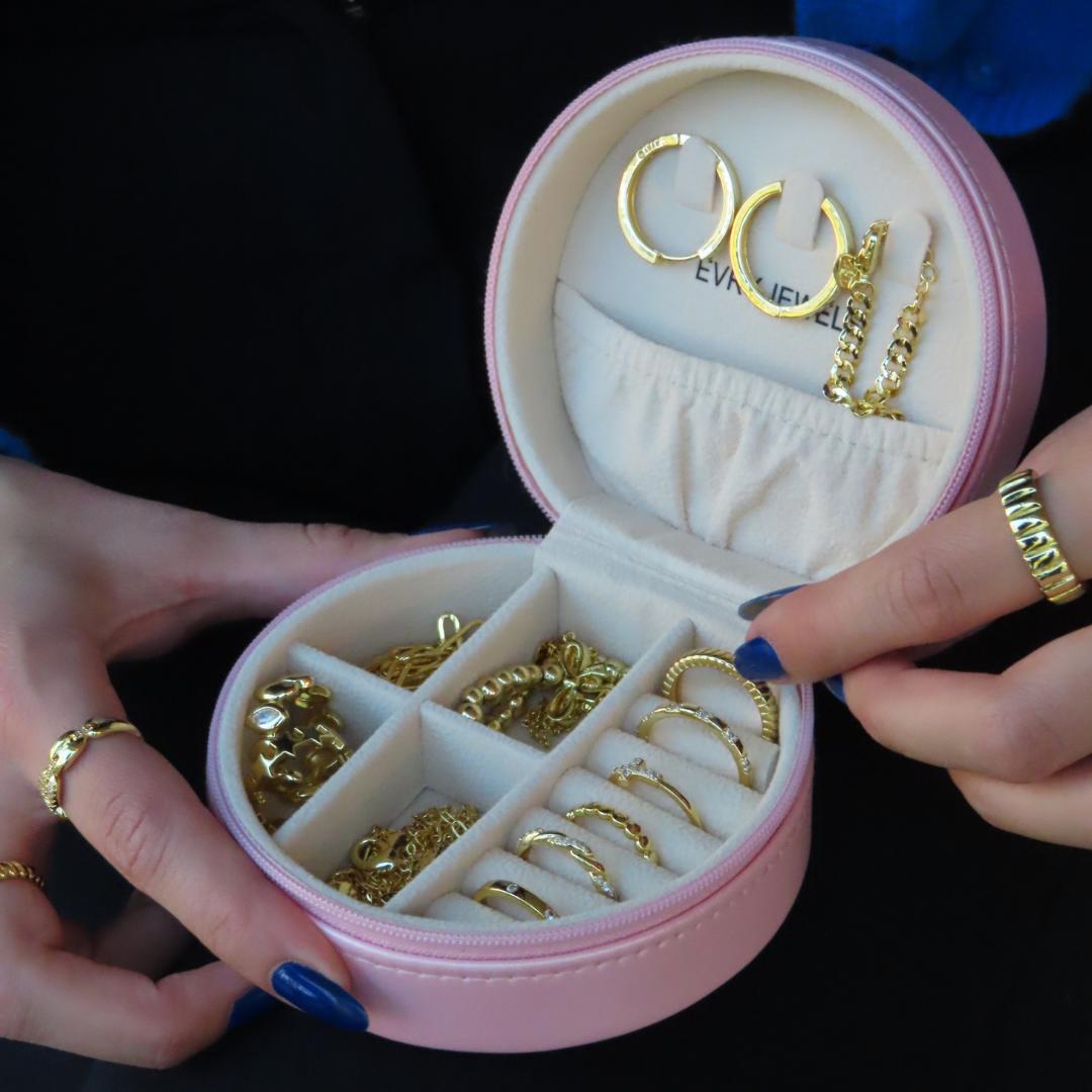 Mini Round Jewelry Box Product Image