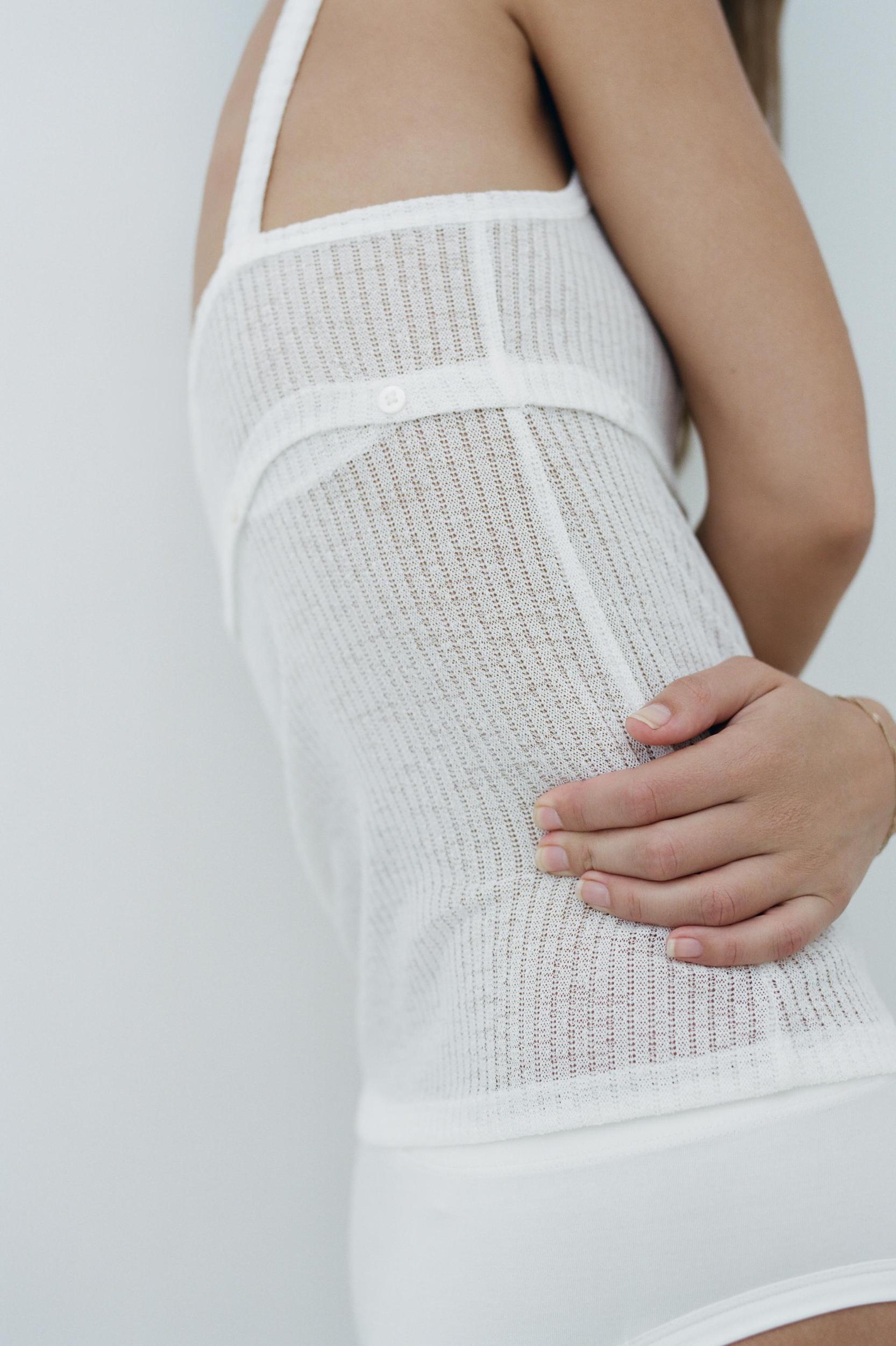 BUTTON KNIT TOP Product Image