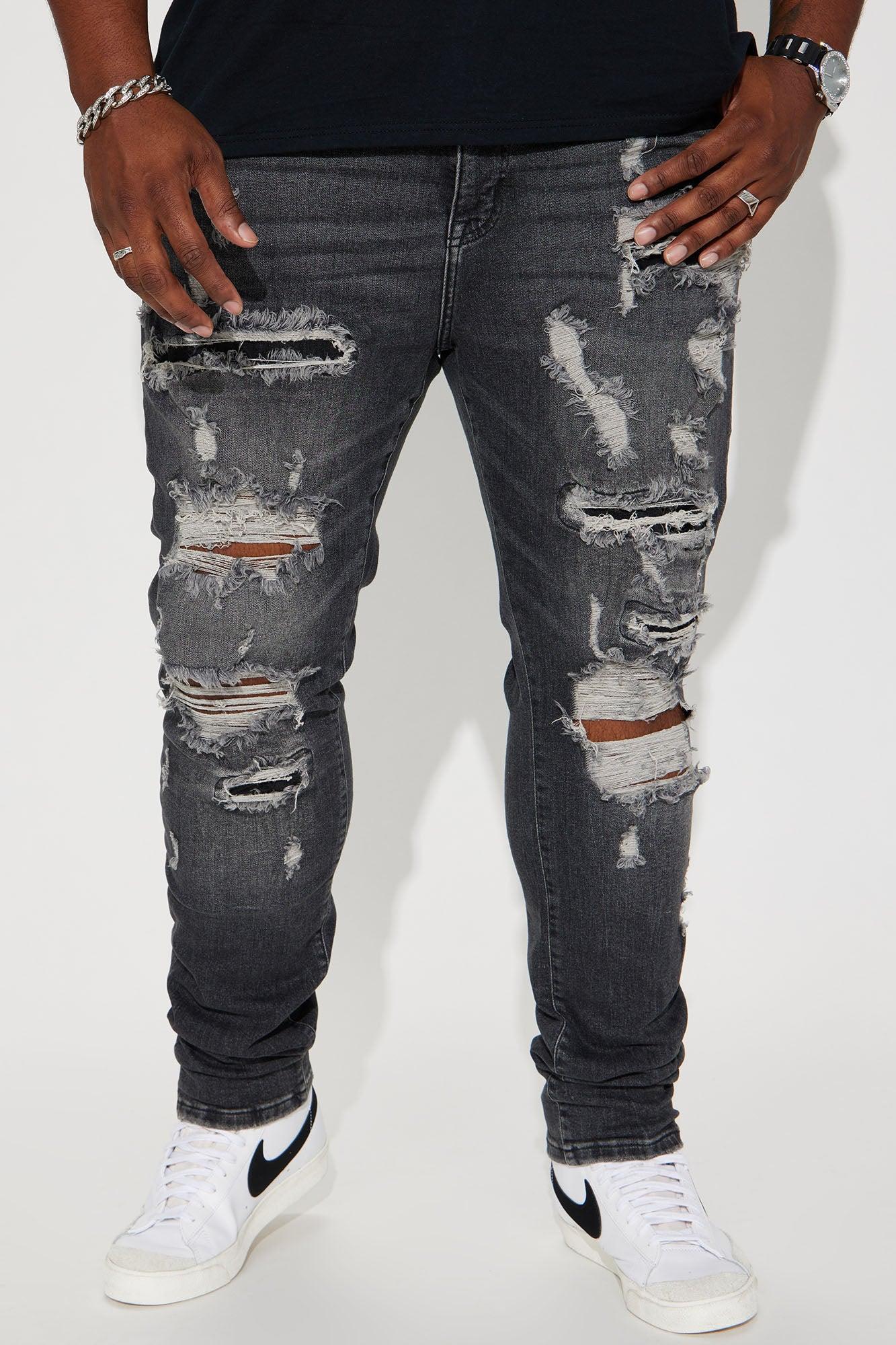 Ready To Unwind Stacked Skinny Jeans - Black Wash Product Image