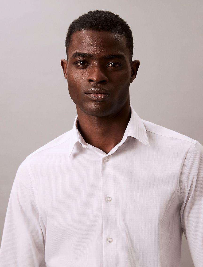 Steel Solid Slim Fit Button-Down Shirt Product Image