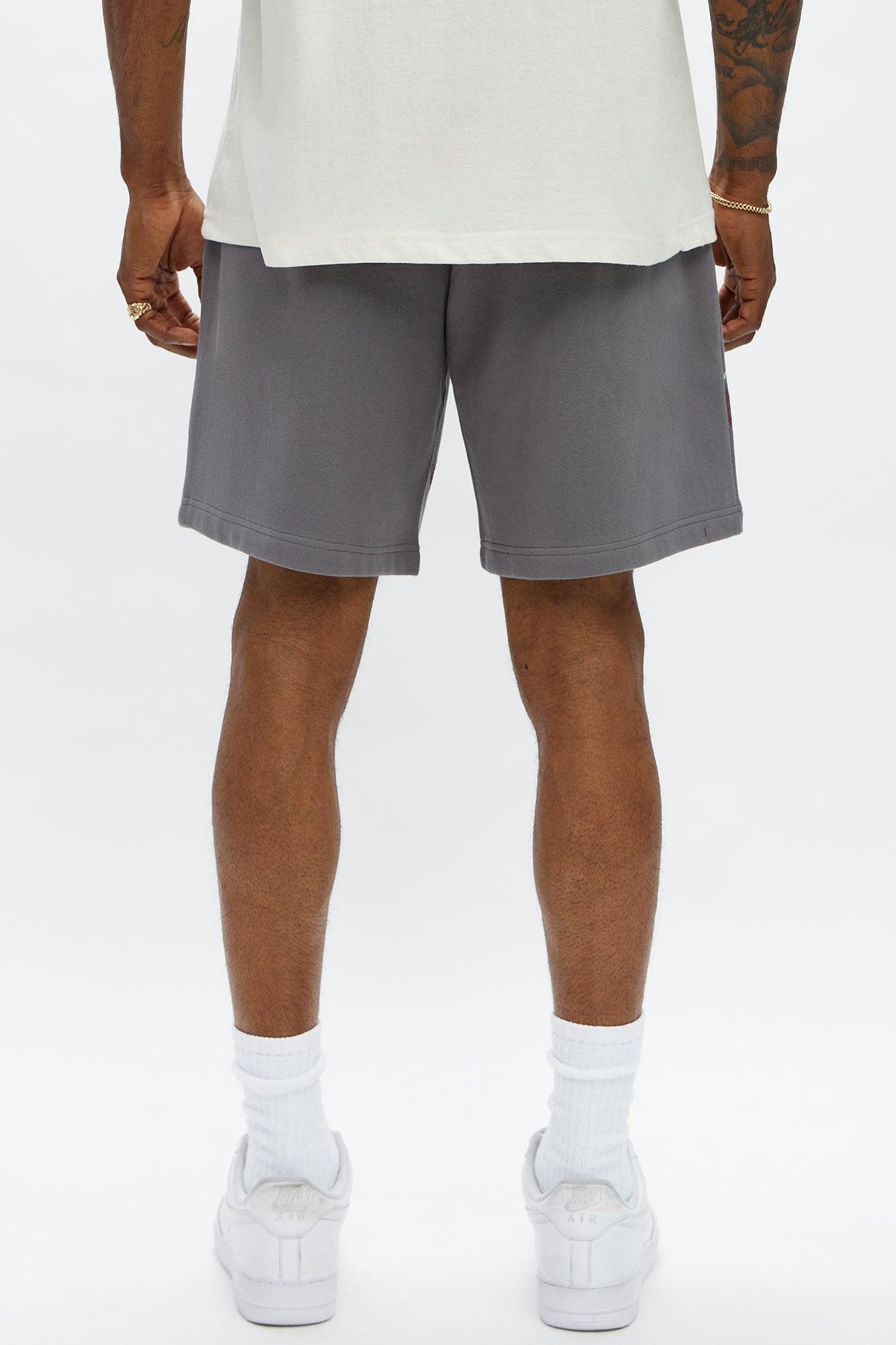 Mastermind Baggy Sweatshort - Grey Male Product Image