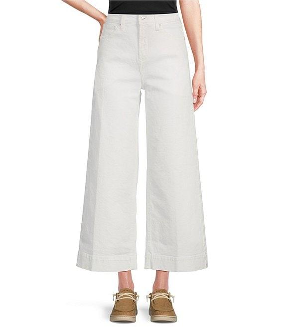 Ariat Ultra High Rise Countryside Wide Leg Cropped Jeans Product Image