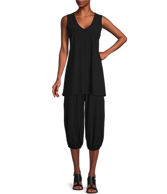 Bryn Walker Vibo Microfiber Jersey V-Neck Sleeveless Tunic Product Image