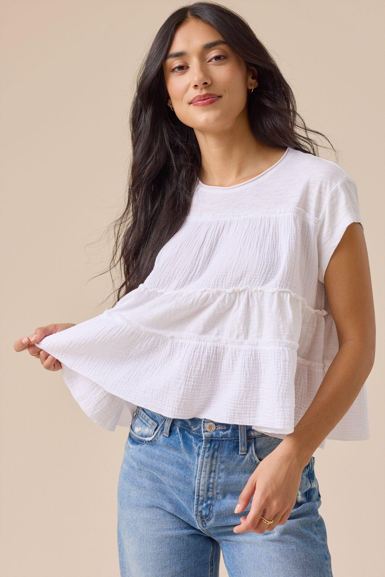 Nicole Ruffle Top Product Image