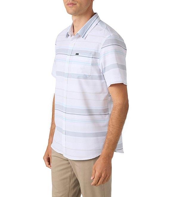 O'Neill TRVLR UPF Traverse Relaxed Fit Short Sleeve Striped Woven Shirt Product Image