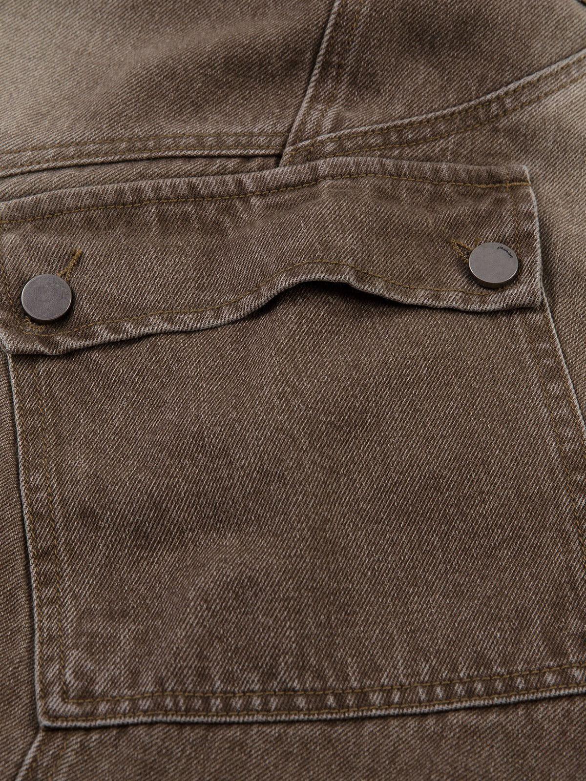 Aelfric Eden Washed Baggy Barrel Jeans Product Image