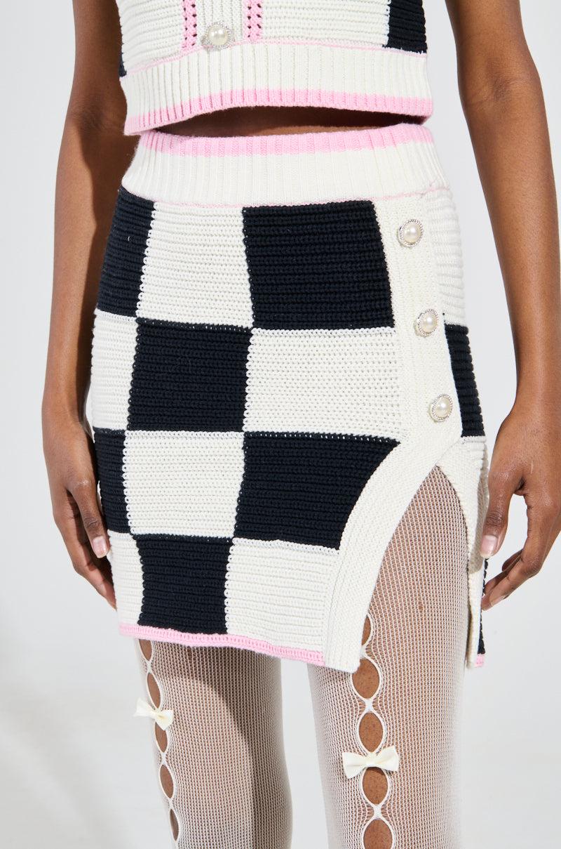 HIGH SPIRITS SWEATER KNIT MINI SKIRT Product Image